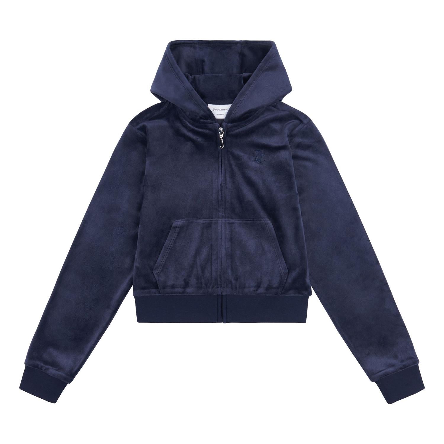 Tonal Zip Through Hoodie-Jakke-Juicy Couture-Aandahls