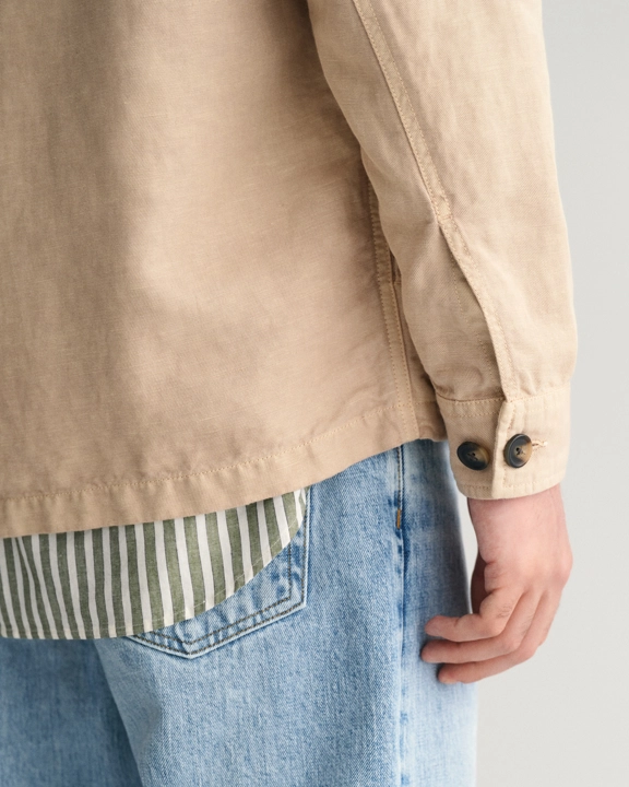 Twill Overshirt-Skjorte-Gant-Aandahls