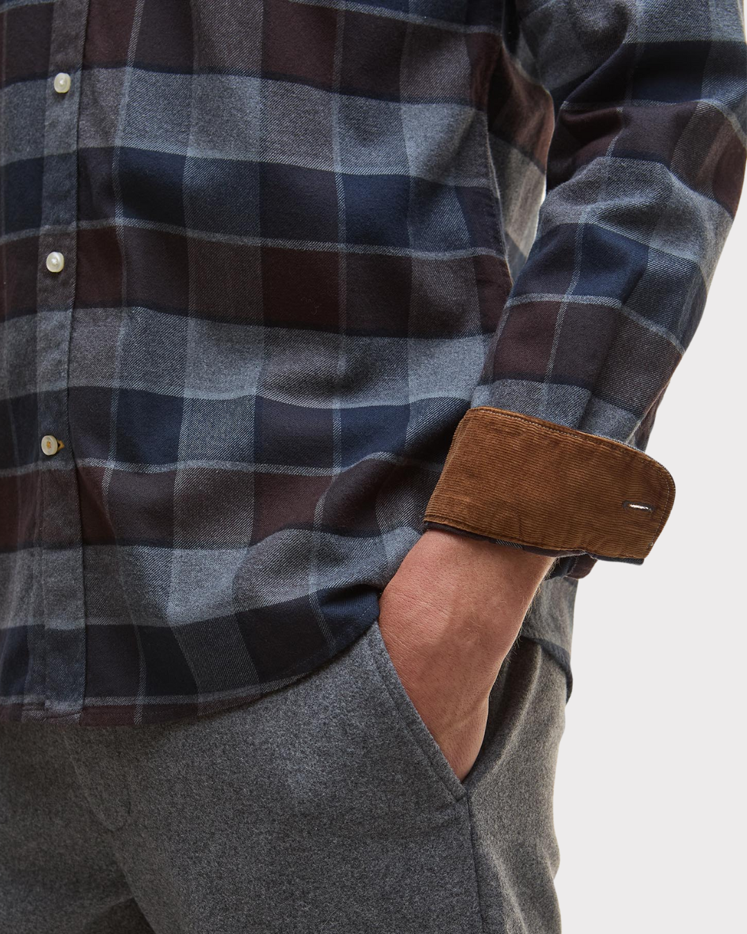 Valley Tailored Checked Shirt-Skjorte-Barbour-Aandahls