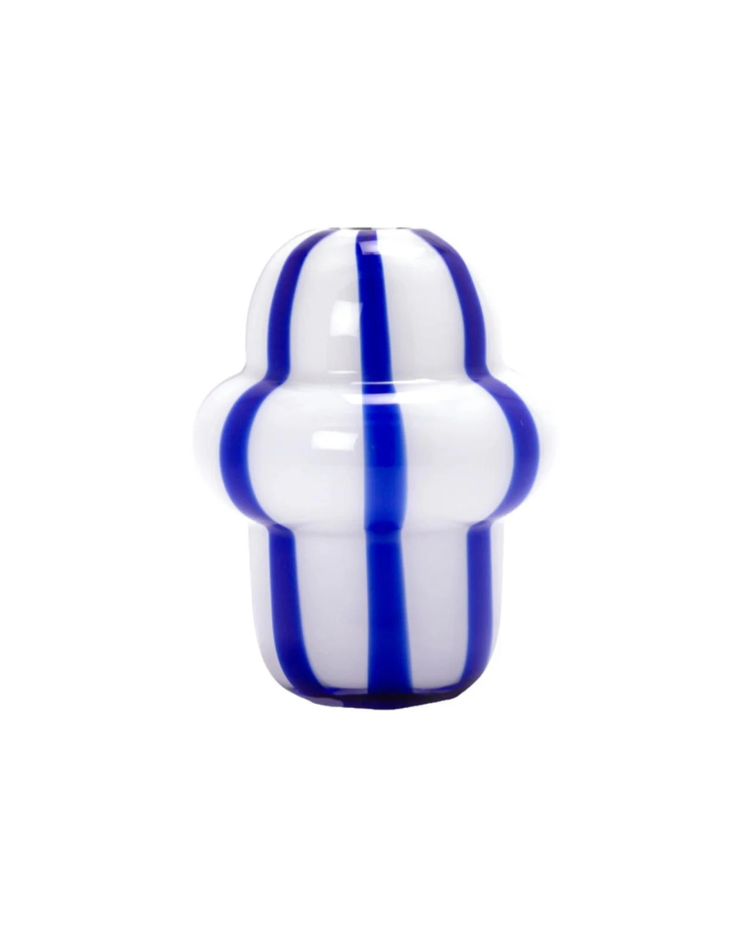 Vase bolche blå/hvit-0 - Interiør-Au maison-Aandahls