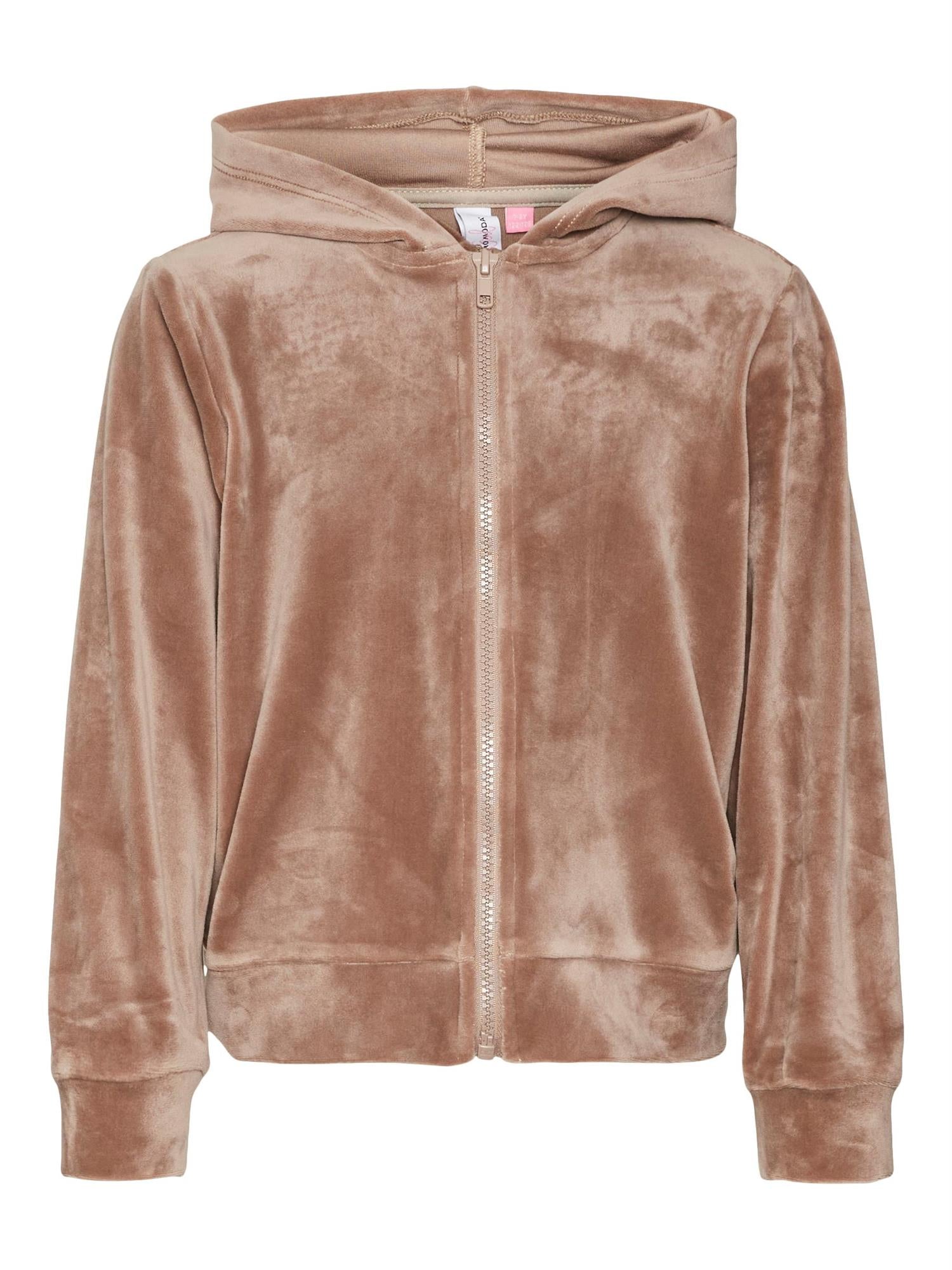 Velvet ls zip hoodie jrs girl-Jakke-Vero Moda Girl-Aandahls