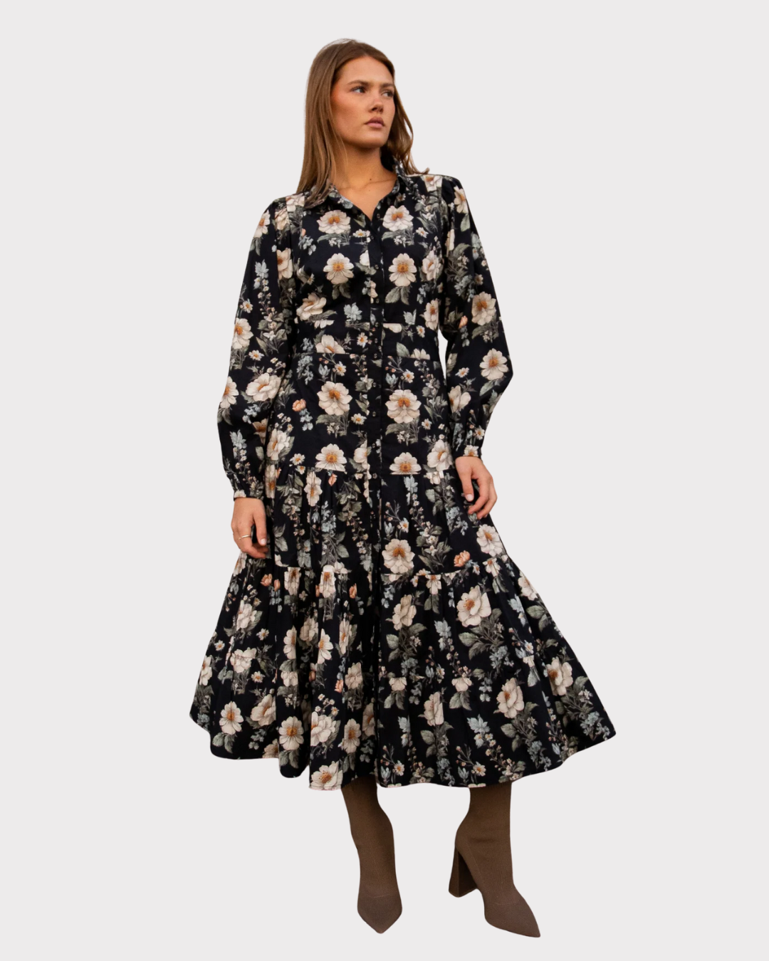 Vicky Midi Dress-Kjole-MISSMAYA-Aandahls