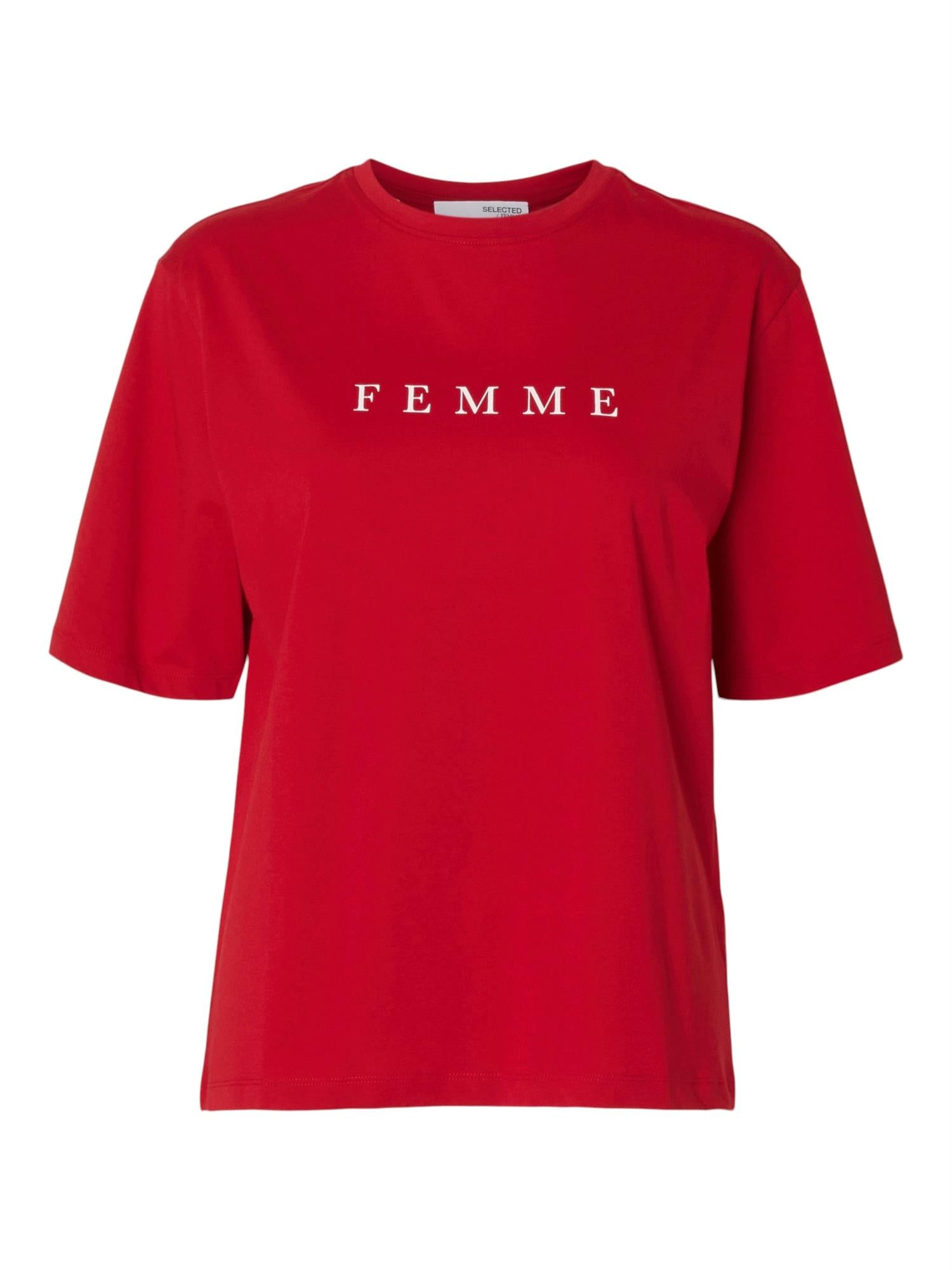 Vilja Printed Tee-T-shirt-Selected Femme-Aandahls