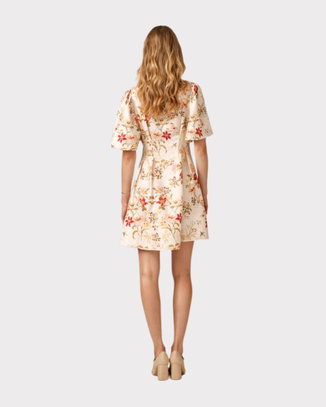 Viscose Fitted Dress-Kjole-ByTimo-Aandahls