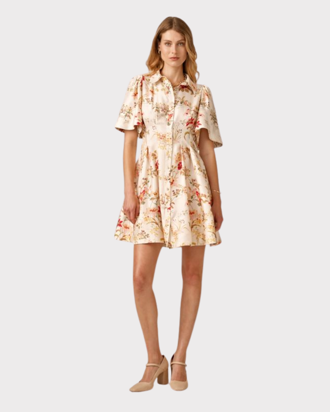 Viscose Fitted Dress-Kjole-ByTimo-Aandahls