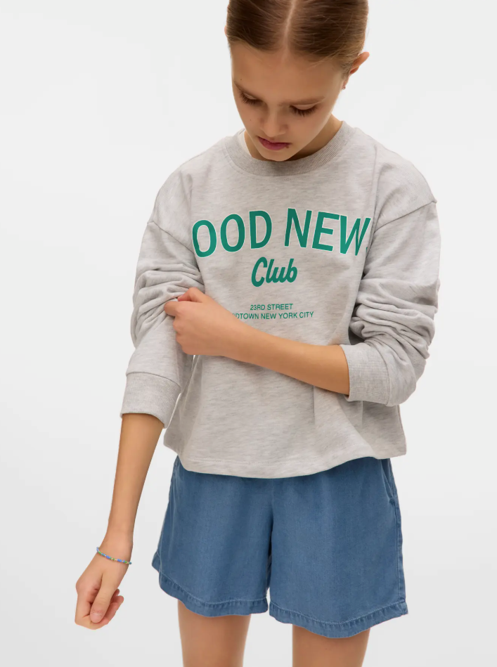 Vmmillie linsey cropped sweat-Genser-Vero Moda Girl-Aandahls