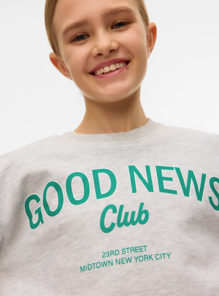Vmmillie linsey cropped sweat-Genser-Vero Moda Girl-Aandahls