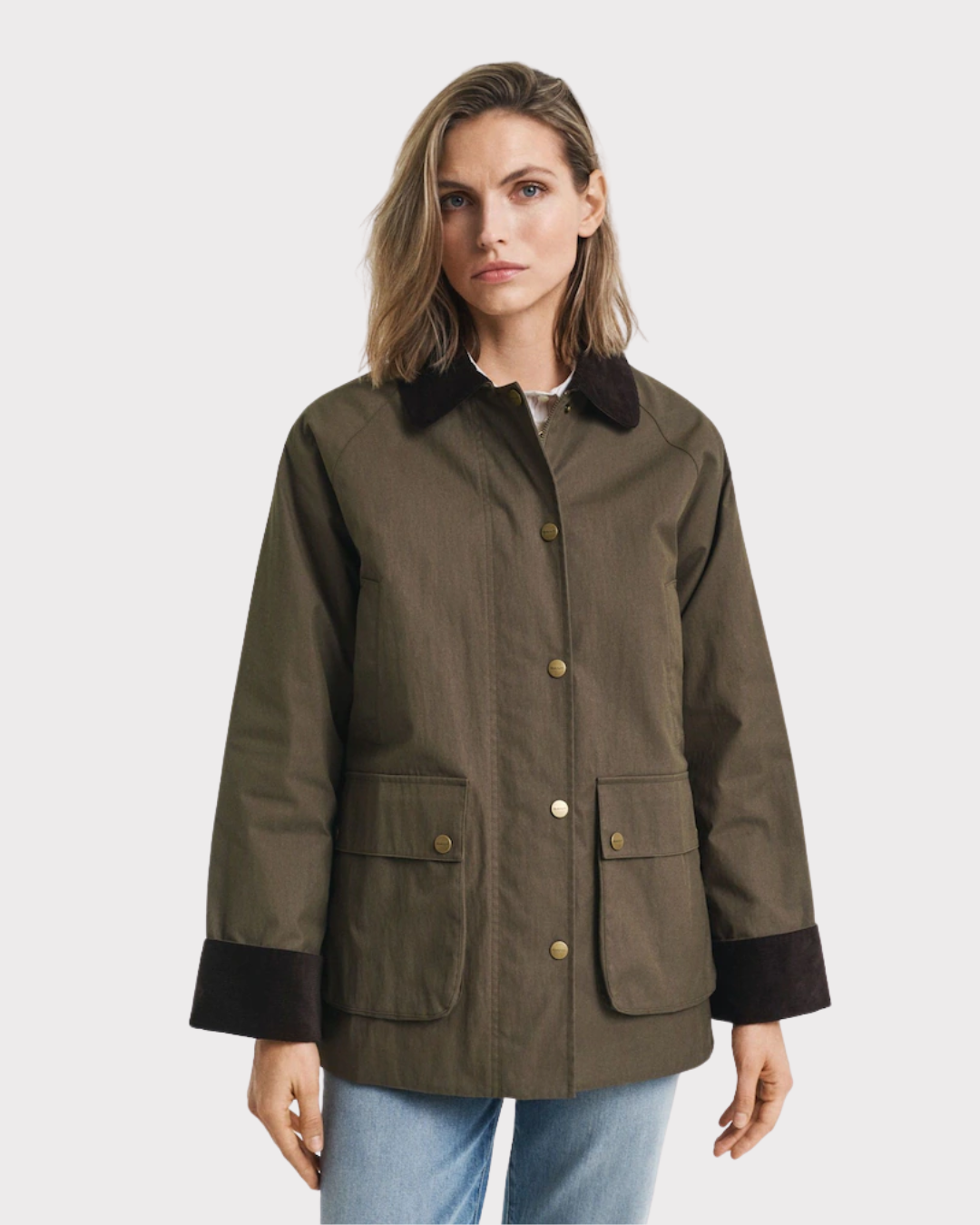 Waxed Cotton Barn Jacket-Ytterjakker-Gant-Aandahls