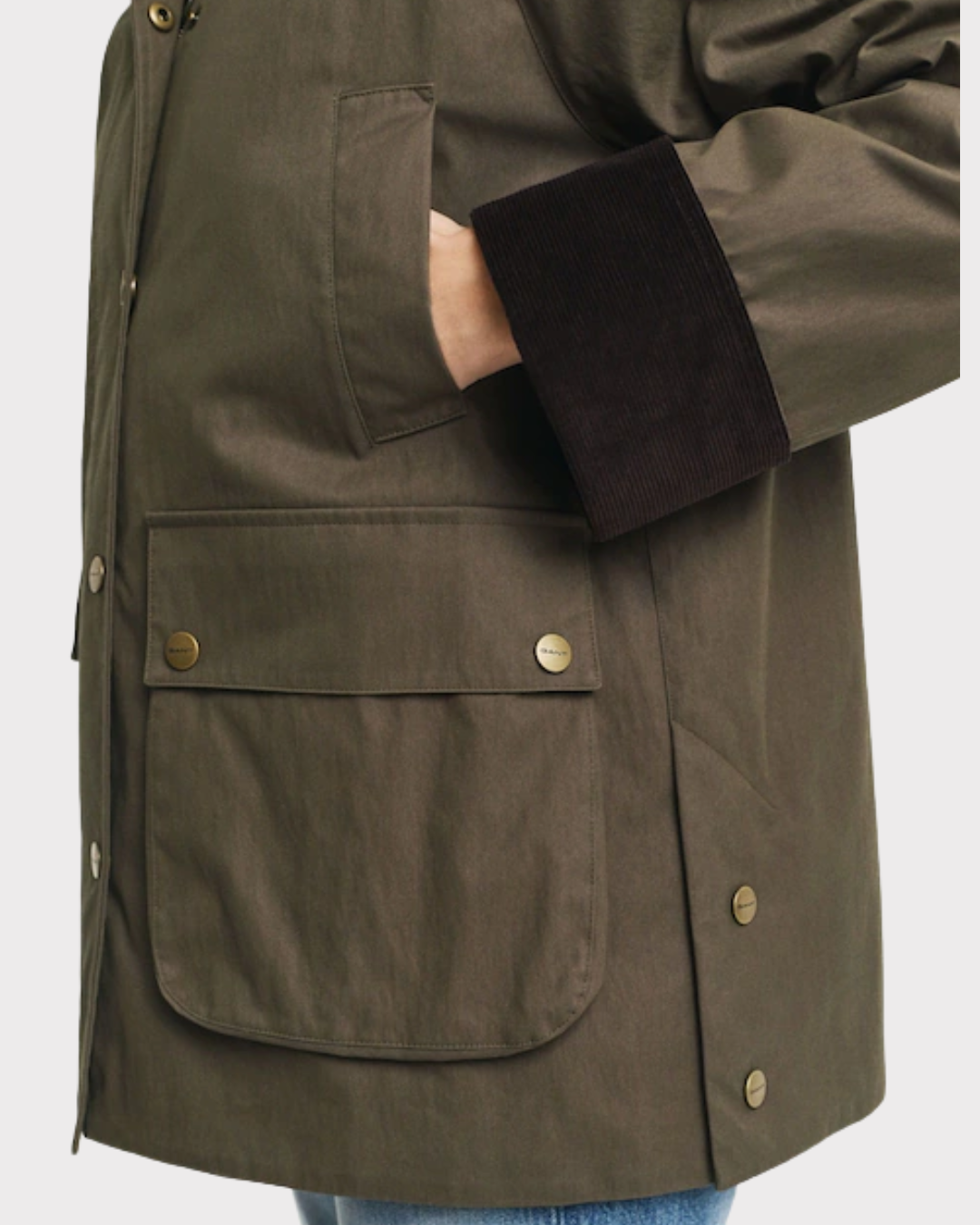 Waxed Cotton Barn Jacket-Ytterjakker-Gant-Aandahls