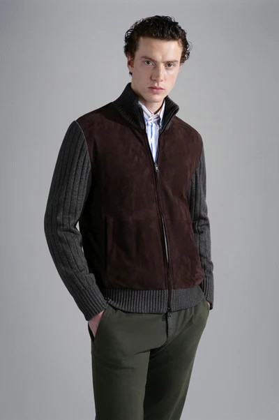 Wool & Cashmere Full Zip-Cardigan-Paul & Shark-Aandahls