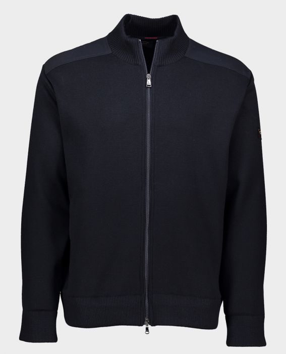 Wool full zip cardigan-Cardigan-Paul & Shark-Aandahls
