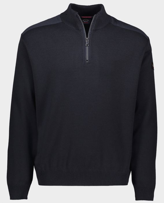 Wool half zip sweater-Genser-Paul & Shark-Aandahls