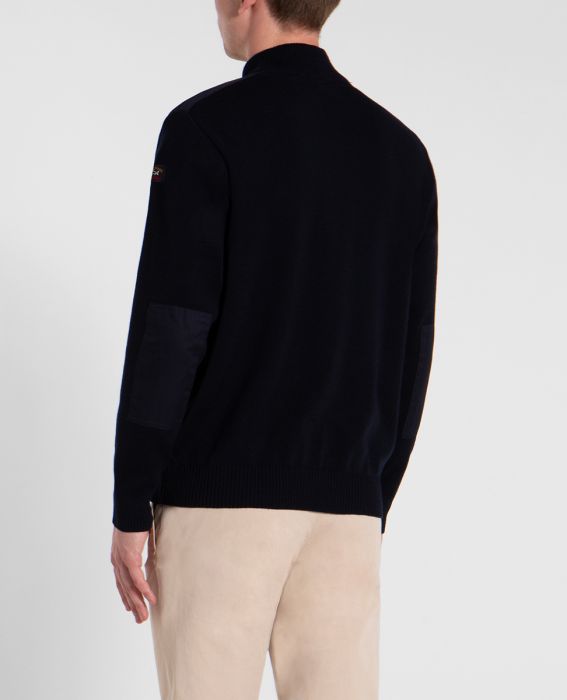 Wool half zip sweater-Genser-Paul & Shark-Aandahls