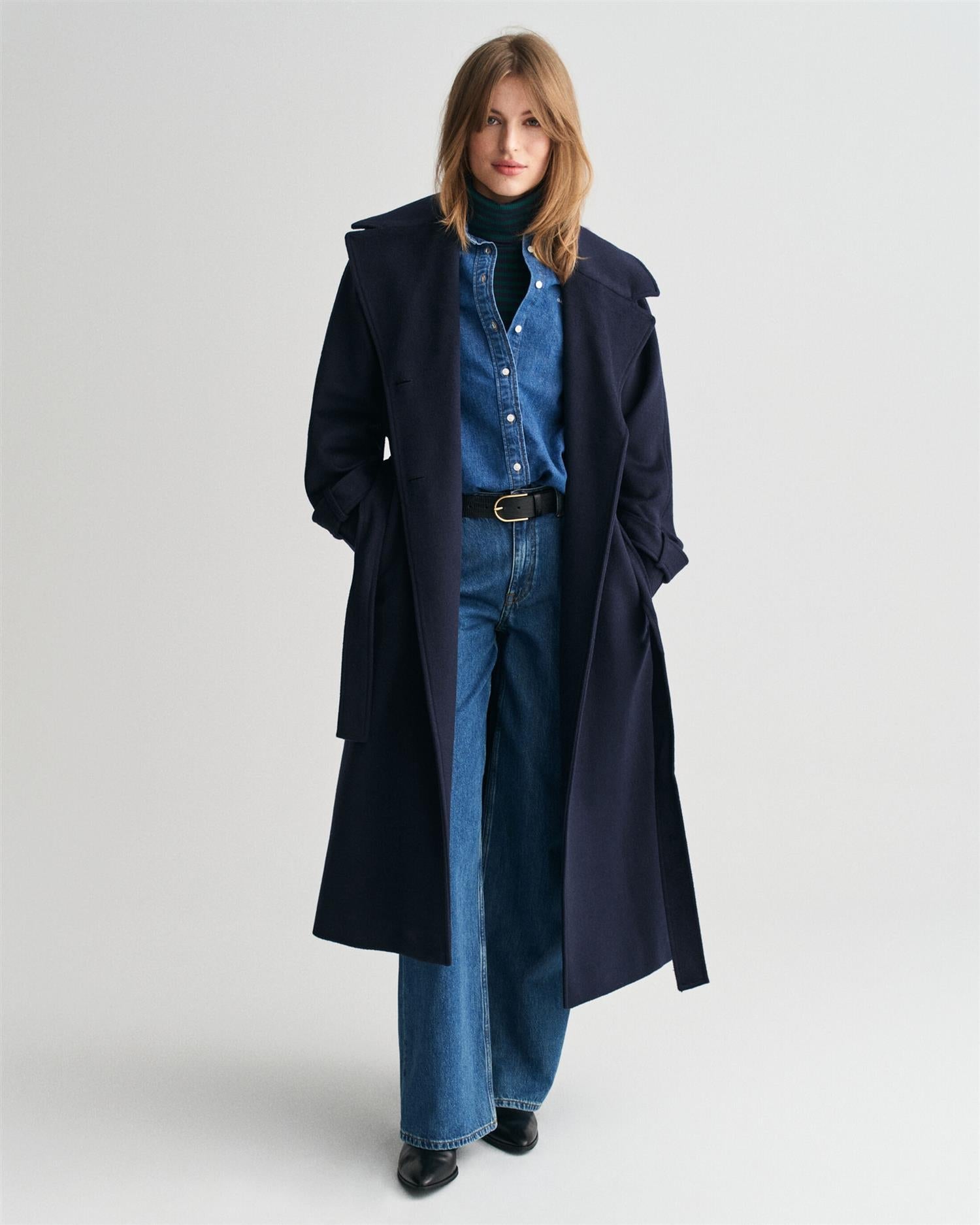 Wool trench coat-Yttertøy-Gant-Aandahls
