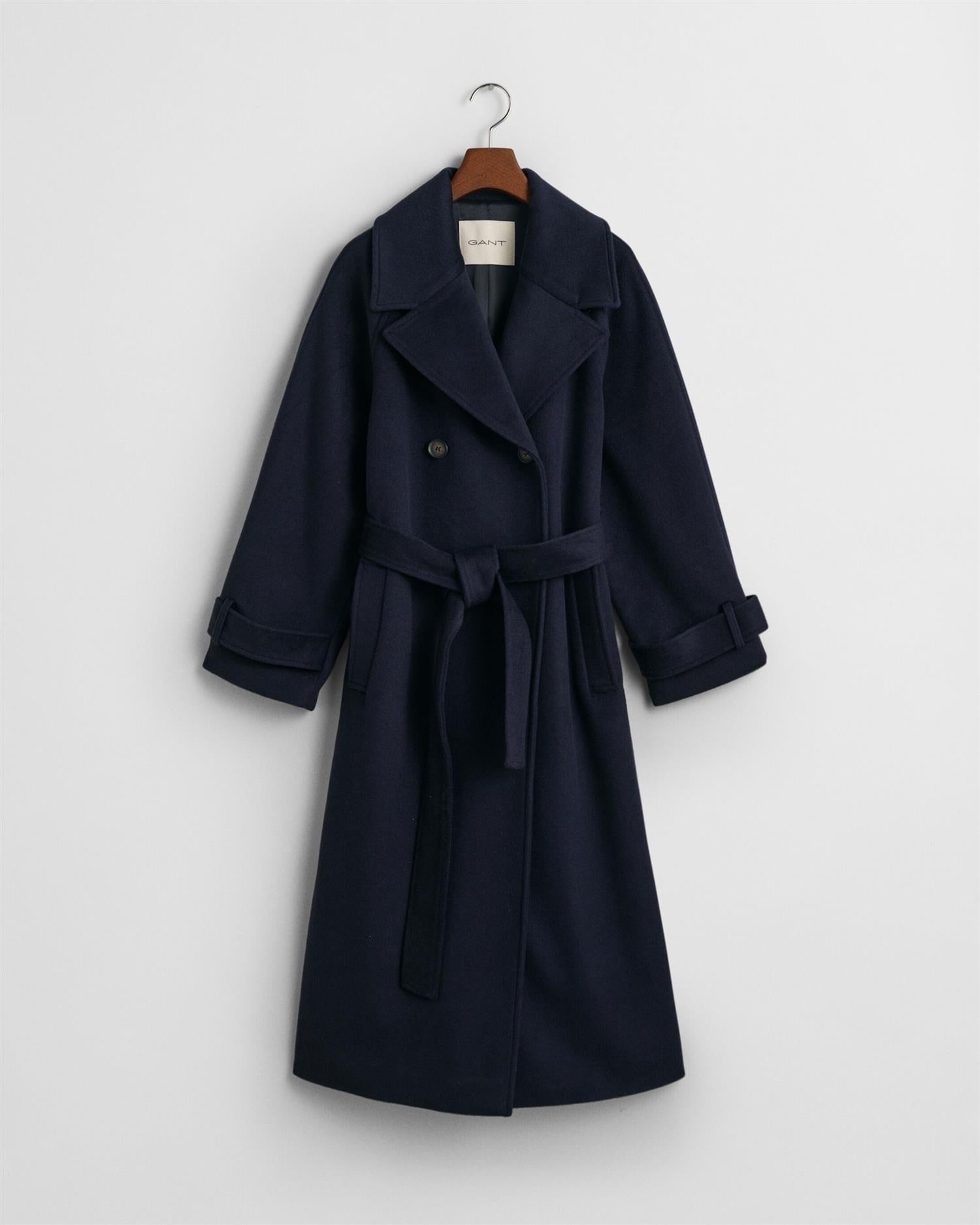 Wool trench coat-Yttertøy-Gant-Aandahls