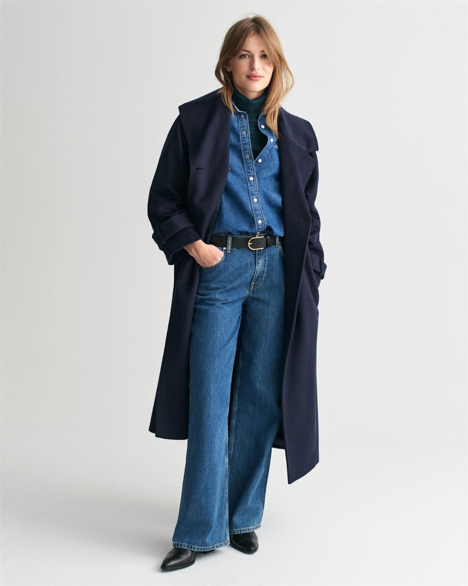 Wool trench coat-Yttertøy-Gant-Aandahls