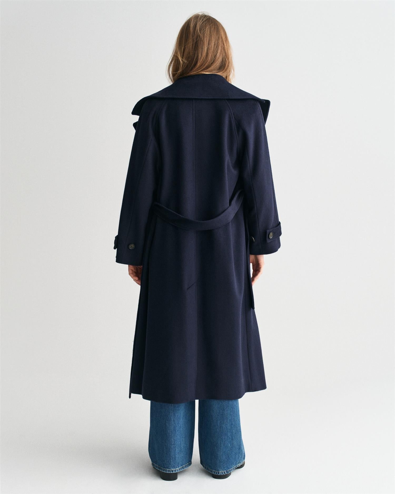 Wool trench coat-Yttertøy-Gant-Aandahls