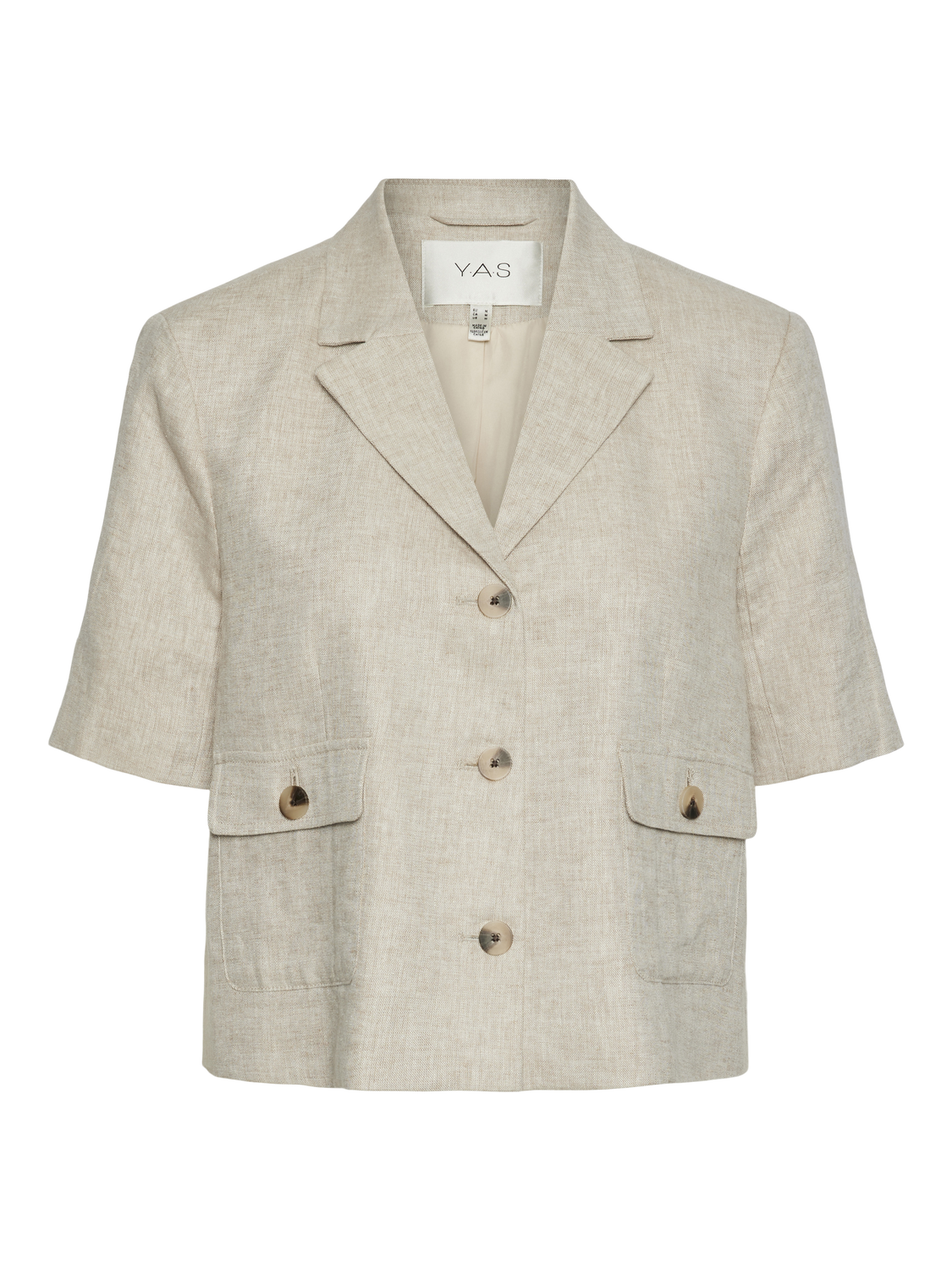 YASLINEA 2/4 SHORT BLAZER-Blazer-Y.A.S-Aandahls