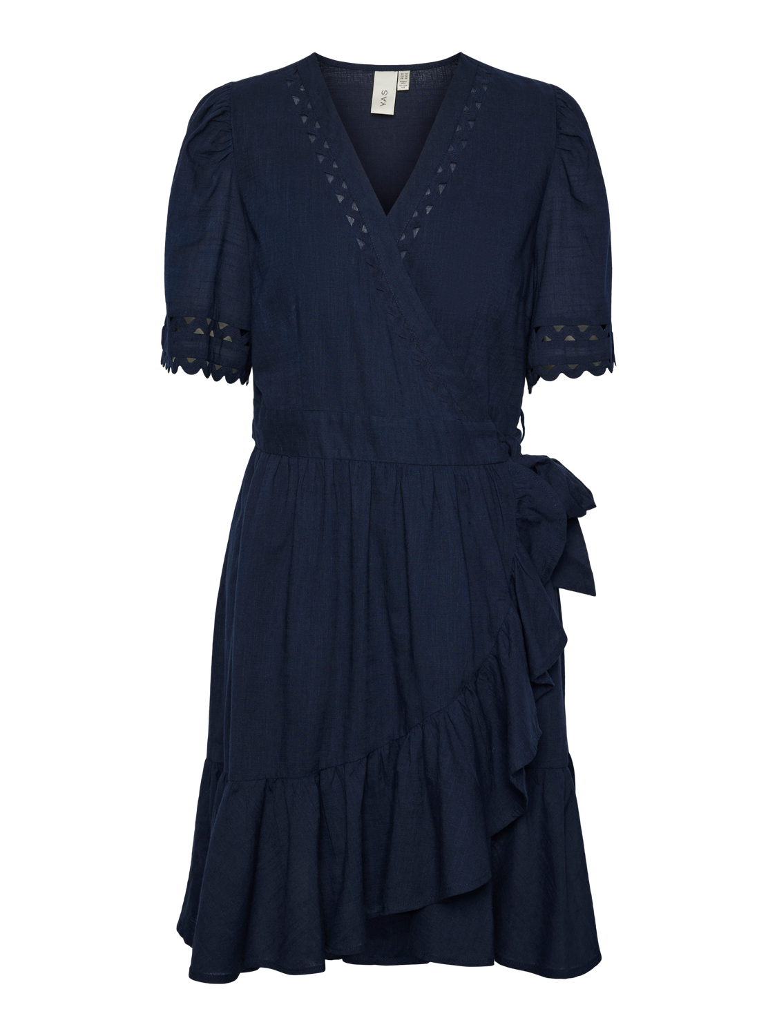 YASNAVINA 2/4 WRAP DRESS S.-Kjole-Y.A.S-Aandahls