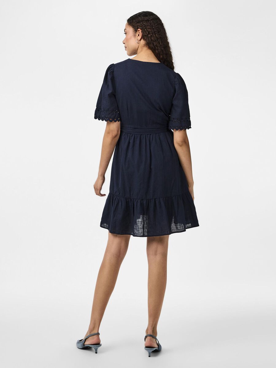 YASNAVINA 2/4 WRAP DRESS S.-Kjole-Y.A.S-Aandahls