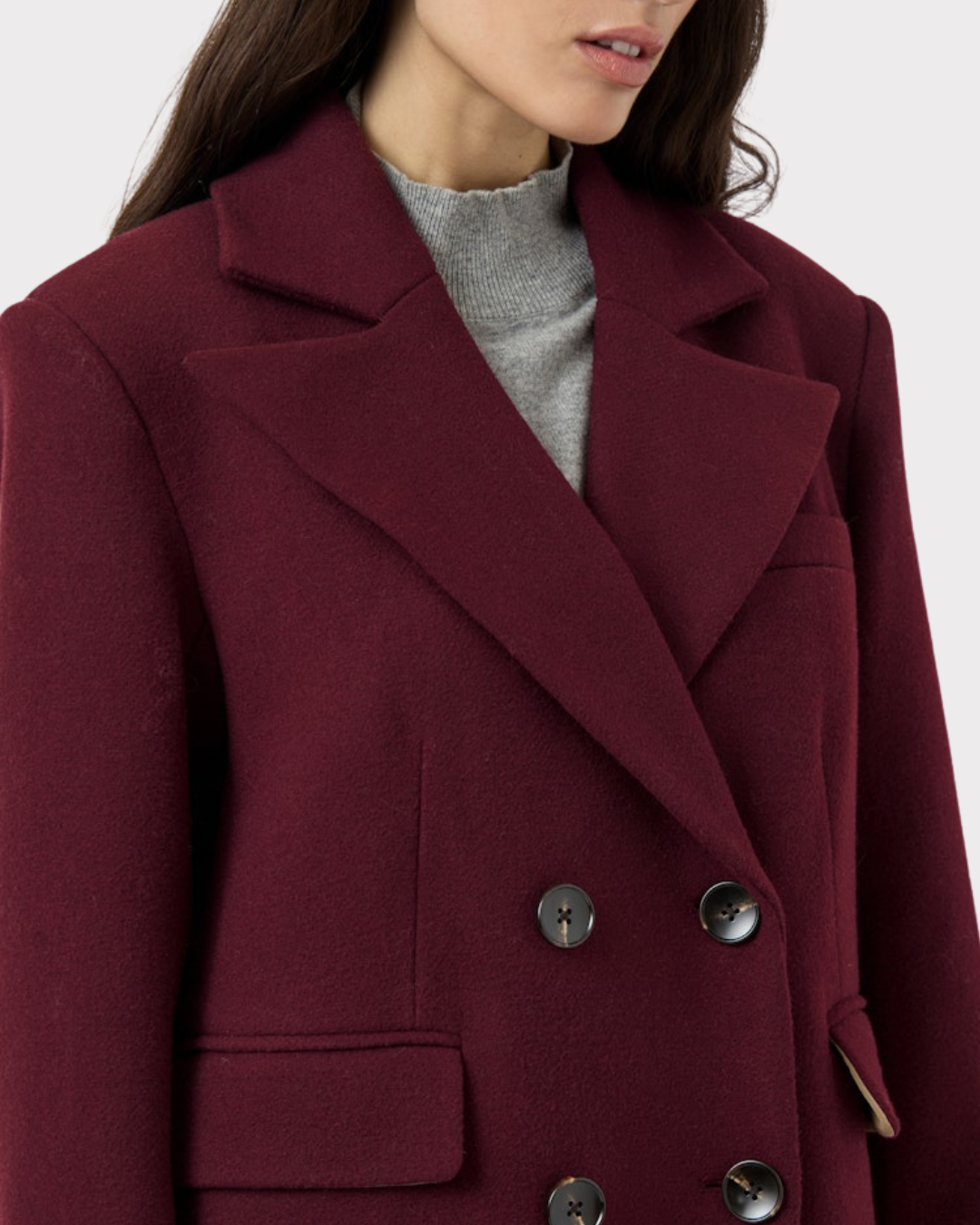 Yasroyla Ls Wool Blend Long Coat-Yttertøy-YAS-Aandahls