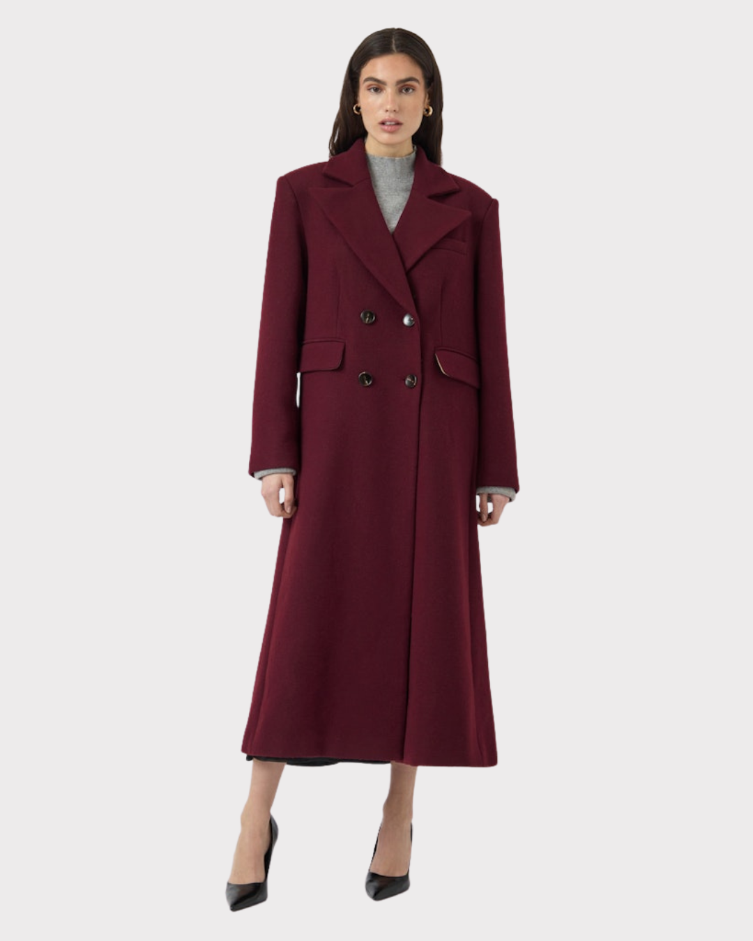 Yasroyla Ls Wool Blend Long Coat-Yttertøy-YAS-Aandahls