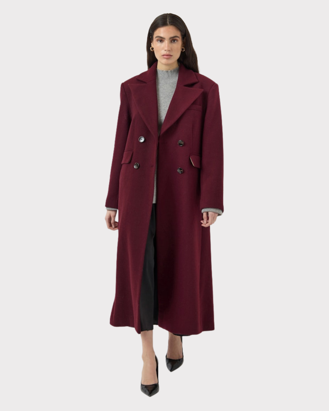 Yasroyla Ls Wool Blend Long Coat-Yttertøy-YAS-Aandahls
