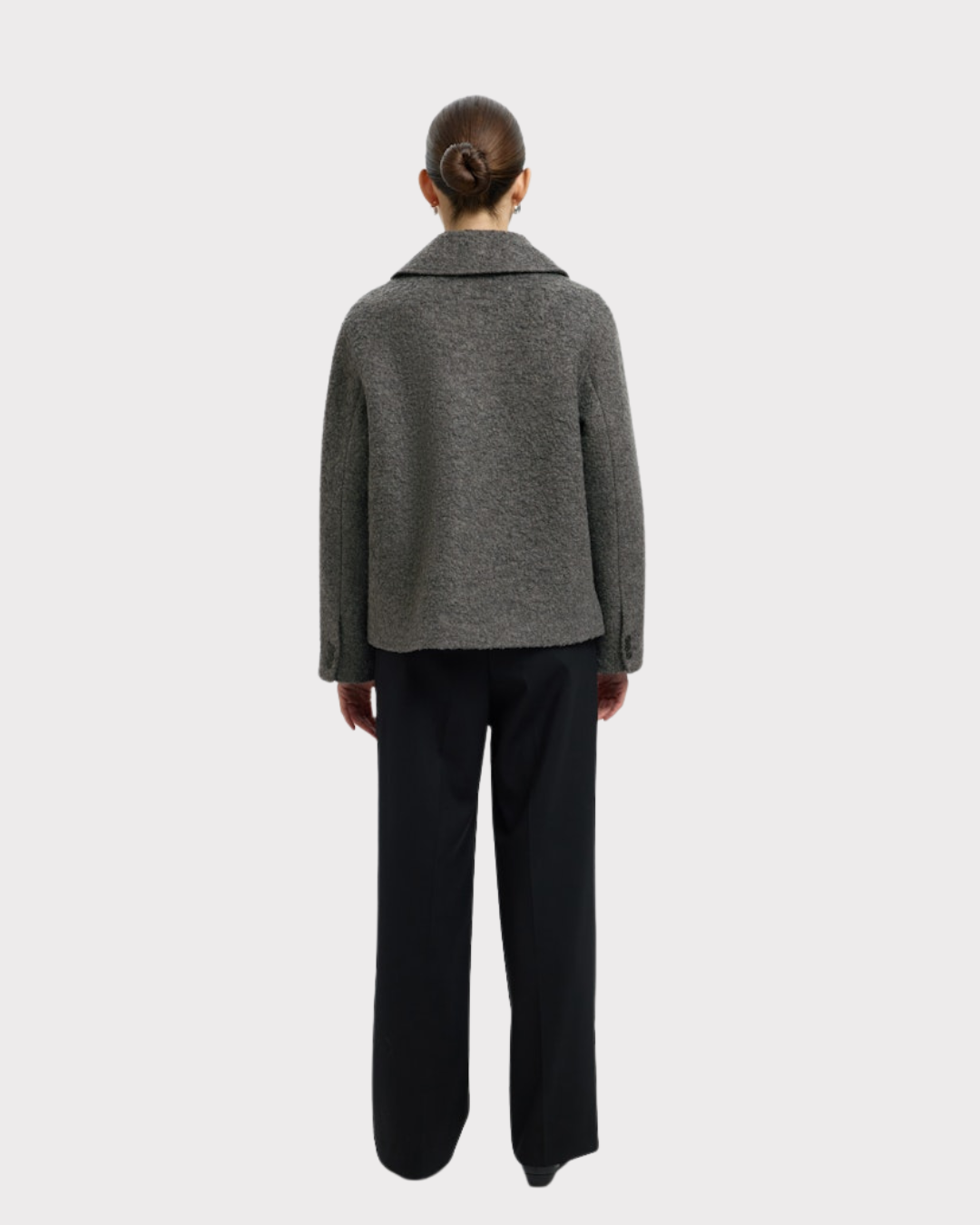 alma Boucle Wool Blend Jacket-Yttertøy-Selected Femme-Aandahls