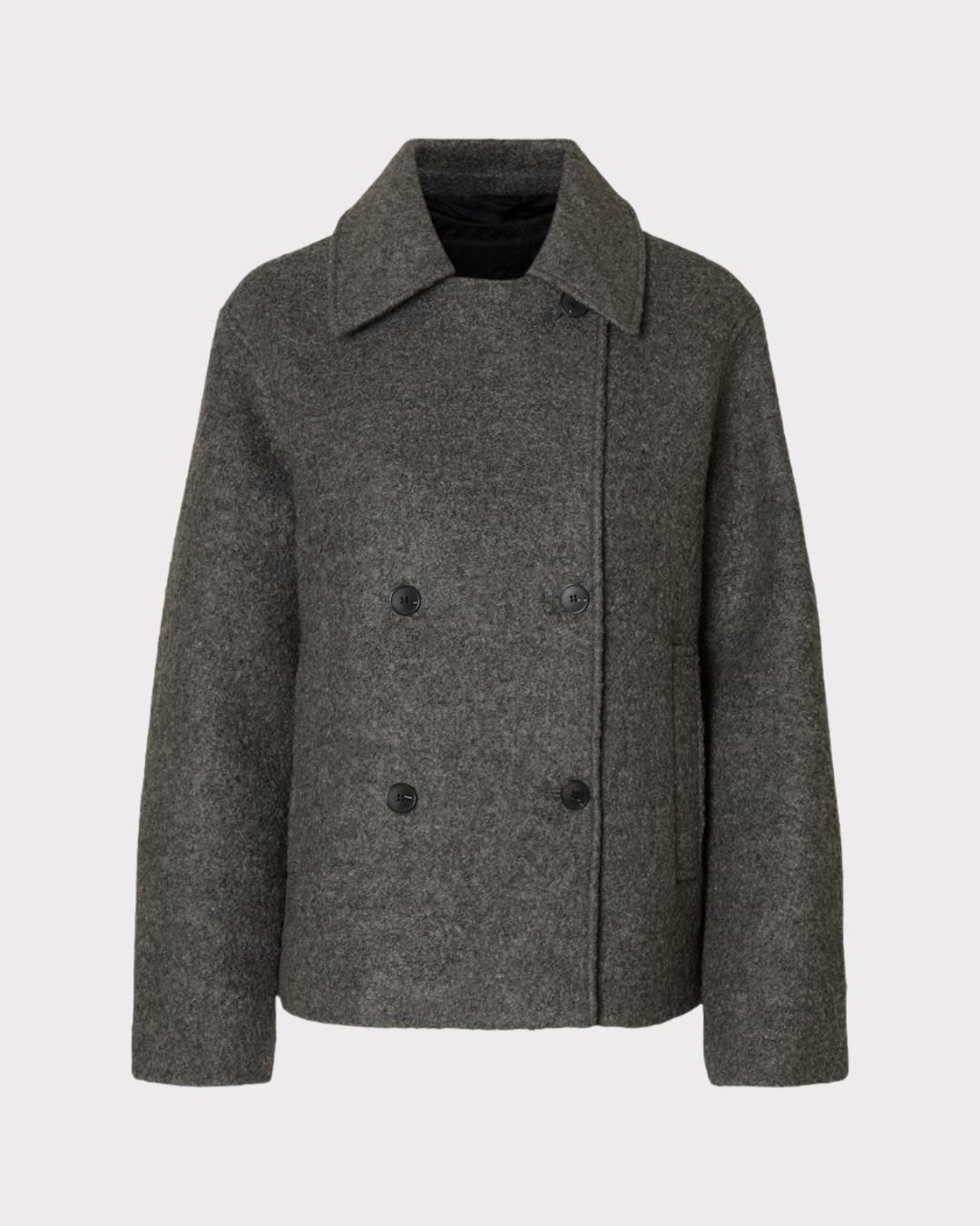 alma Boucle Wool Blend Jacket-Yttertøy-Selected Femme-Aandahls