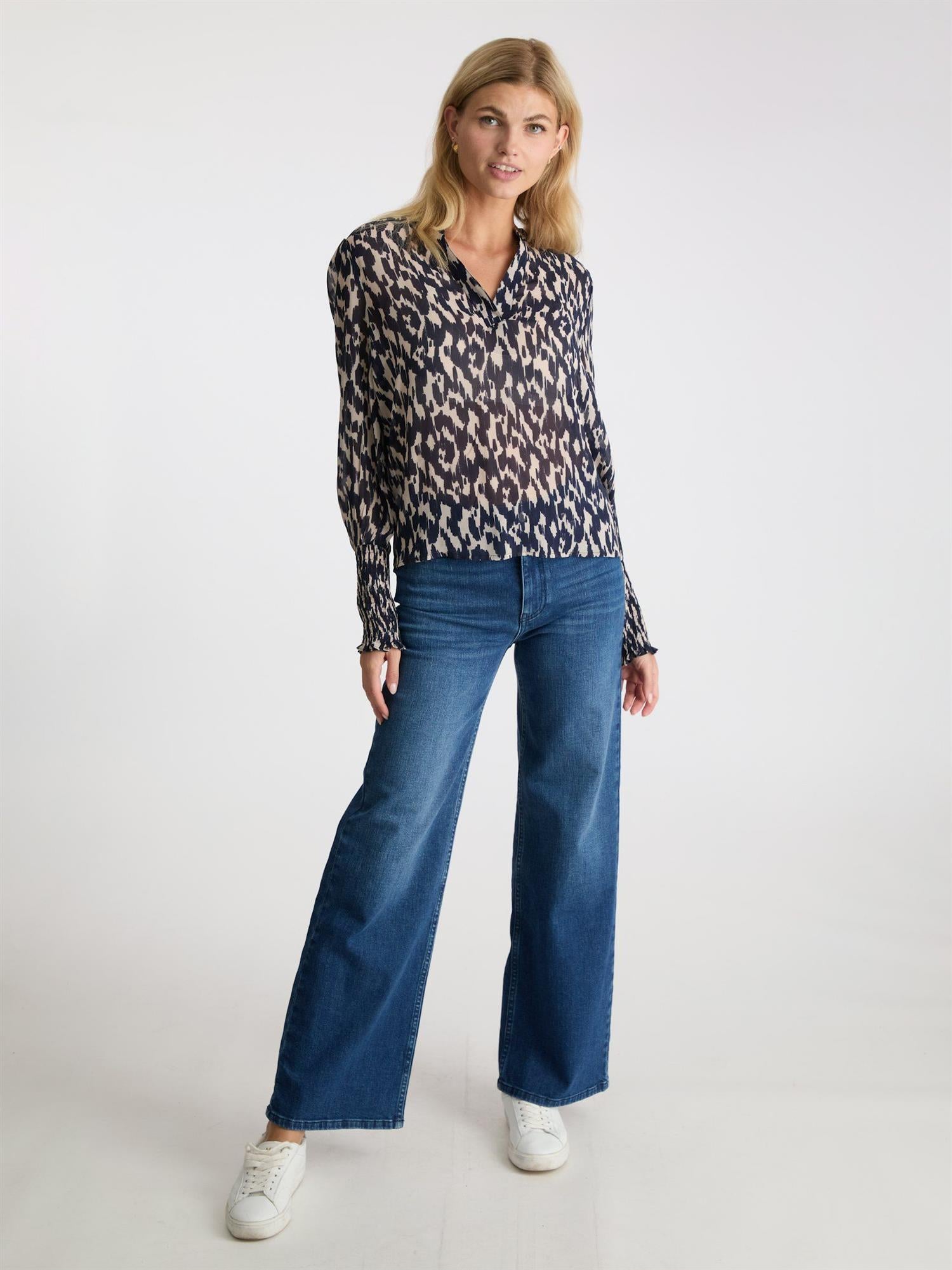 carla denim pants-Bukse-Neo Noir-Aandahls