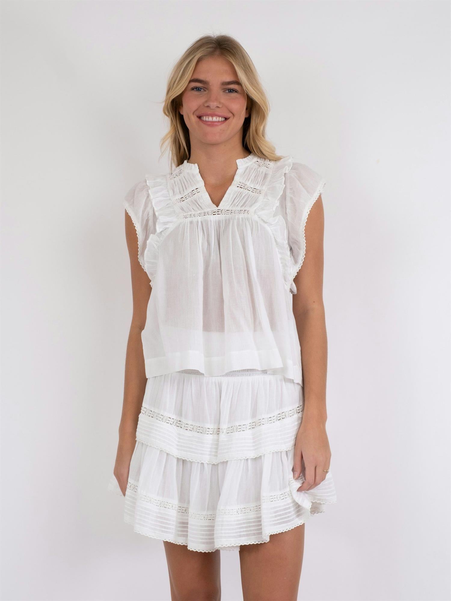 jayla s voile top-Bluser-Neo Noir-Aandahls