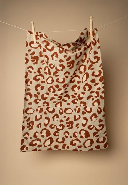 kopphåndduk - leopard-Tekstil-Au maison-Aandahls