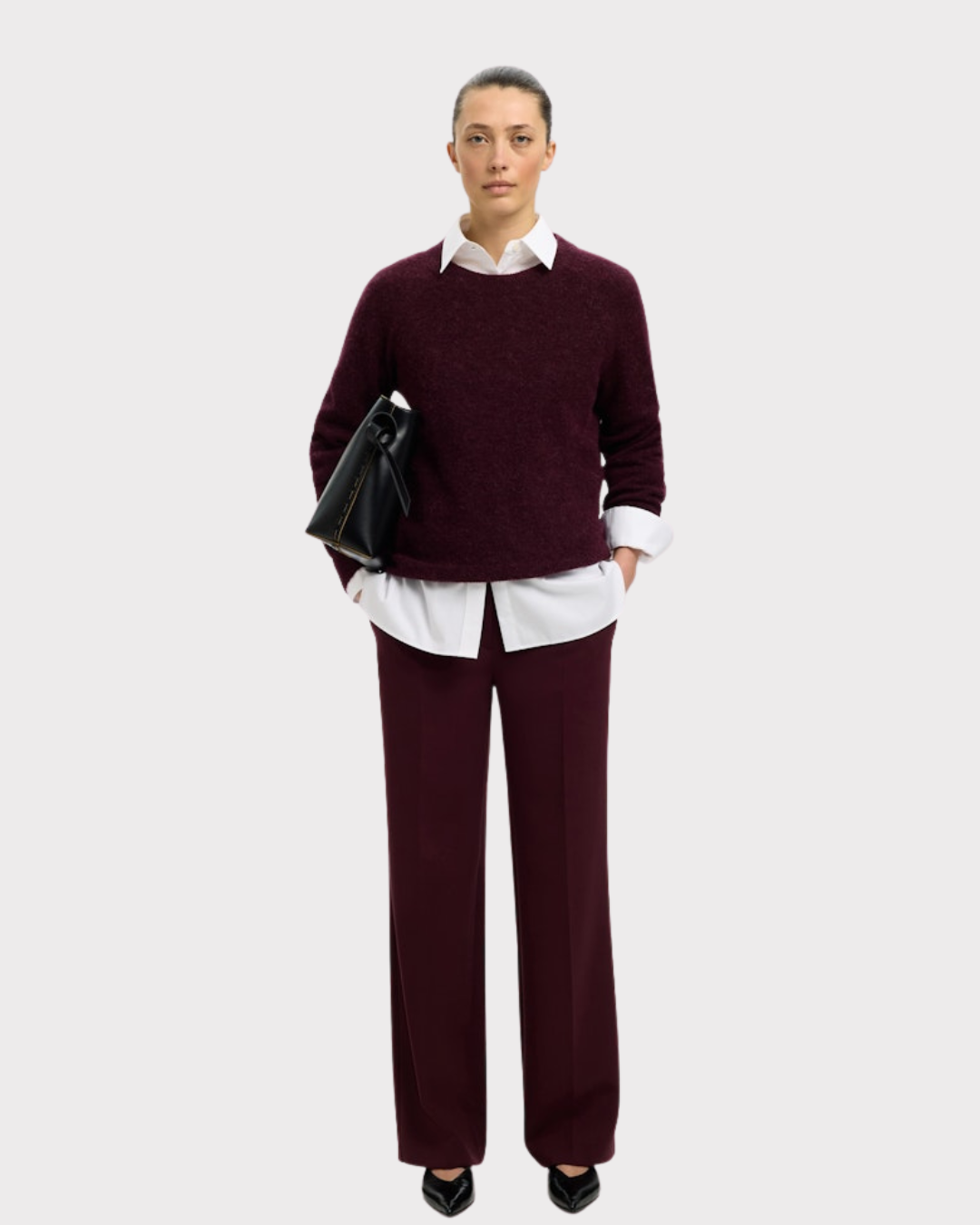lulu Ls Knit O-Neck-Genser-Selected Femme-Aandahls