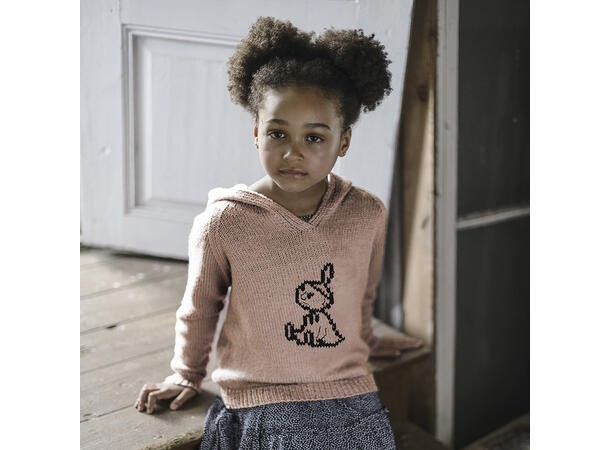 moomin strikkepakke hettegenser str 104/128-Garn & Broderi-Inspirasjon Forlag-Aandahls