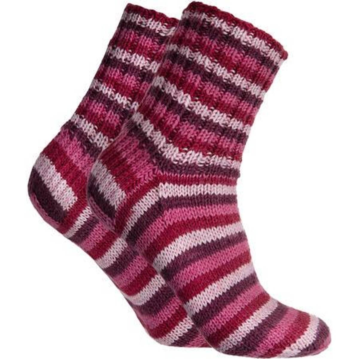 moomin strikkepakke sokker grønn/rosa-Garn & Broderi-Inspirasjon Forlag-Aandahls