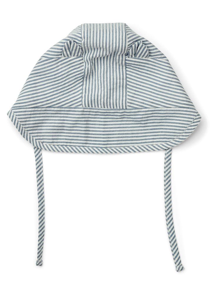 rae baby stripe sun hat-Hodeplagg-Liewood-Aandahls