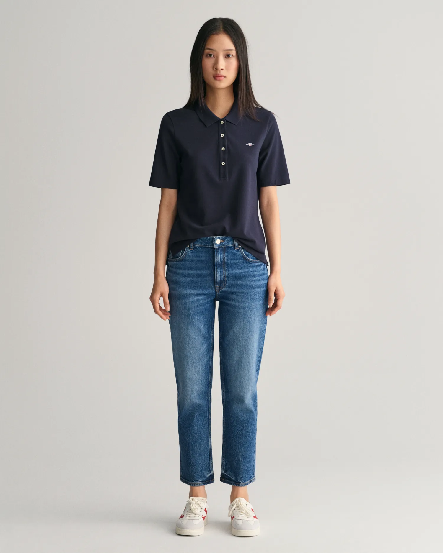 slim shield ss pique polo-T-shirt-Gant-Aandahls