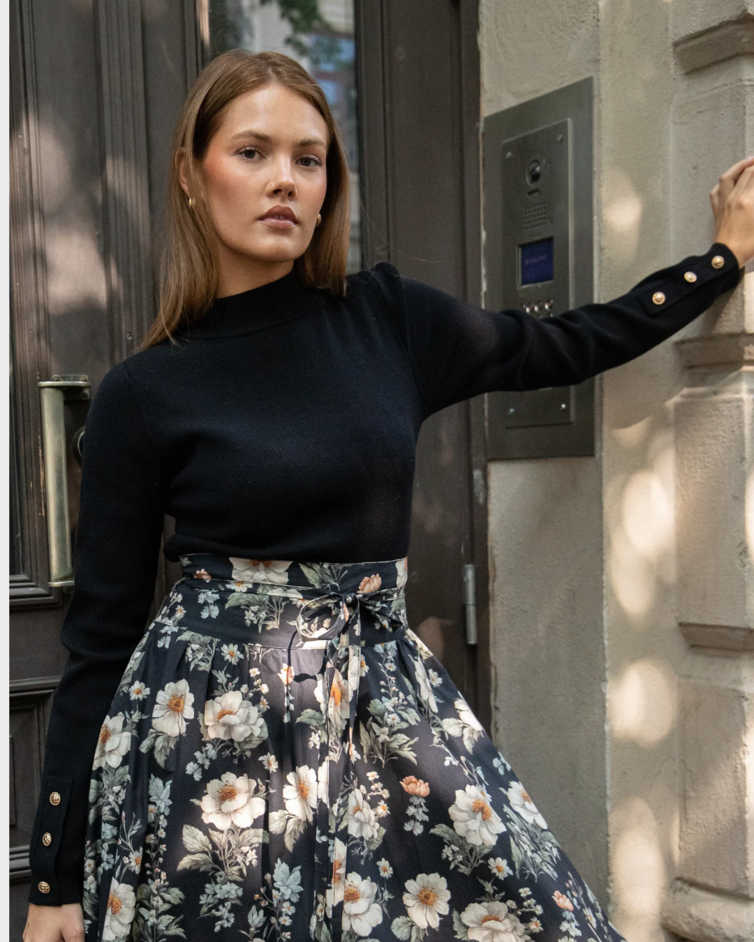 stina high neck jet black-Genser-MISSMAYA-Aandahls