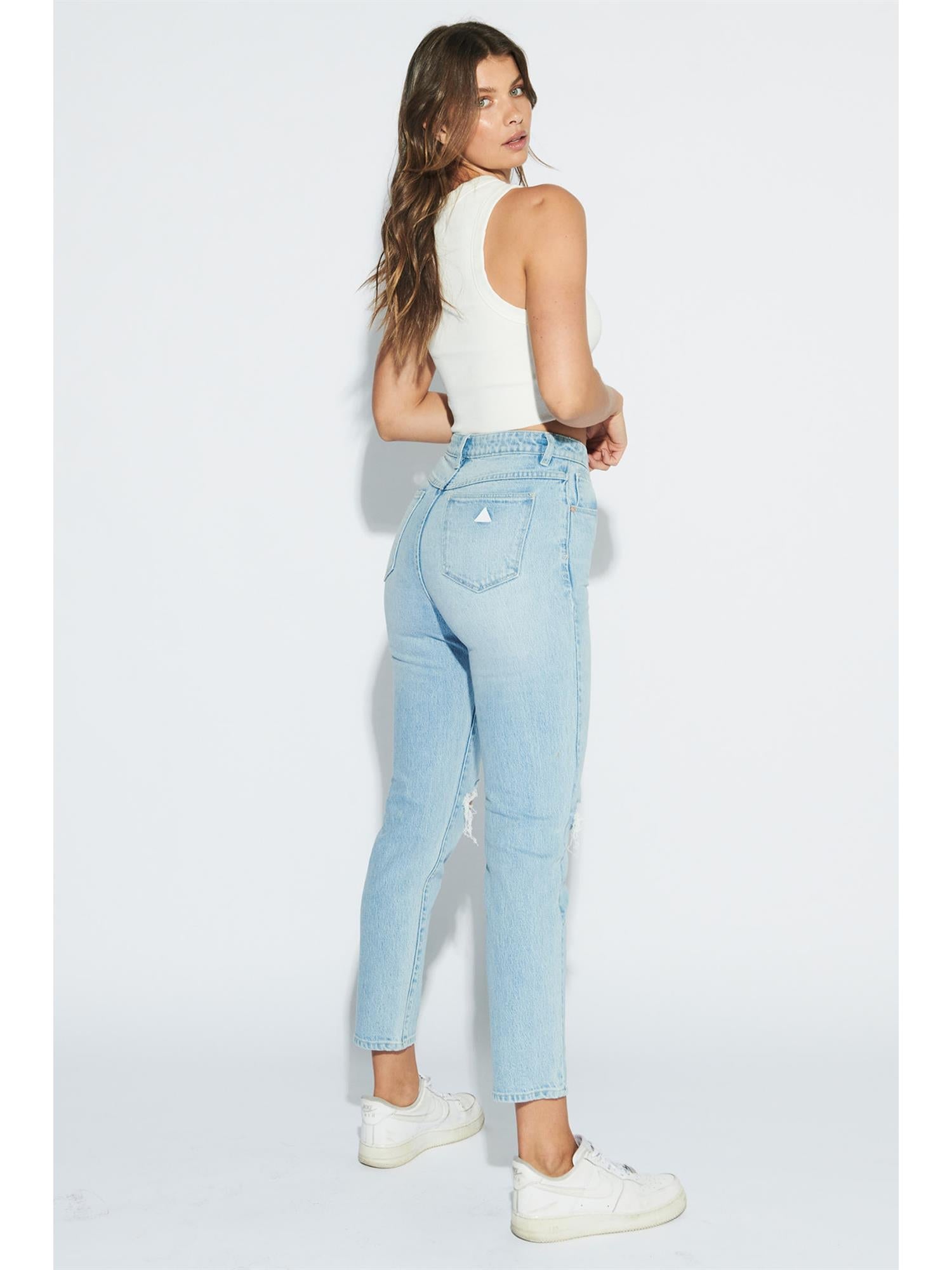A 94 High Slim Gina Rip-Jeans-Abrand Jeans-Aandahls