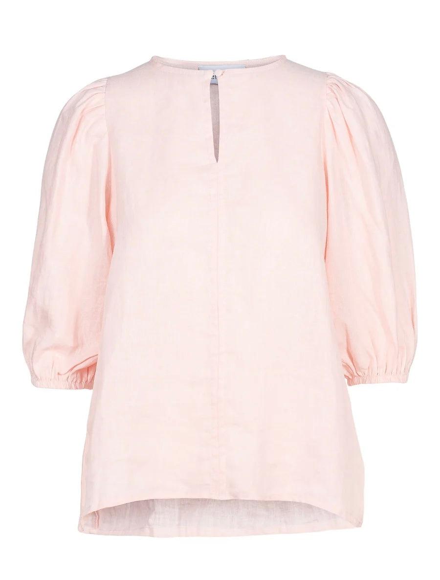 Anna linen top-Topp-Ella&il-Aandahls