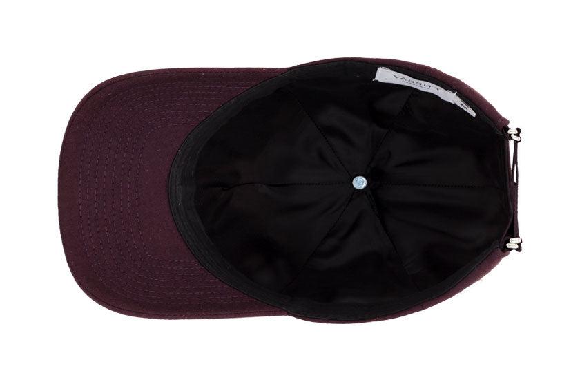 Burgunder Wool Tech-Acces-Varsity-Aandahls