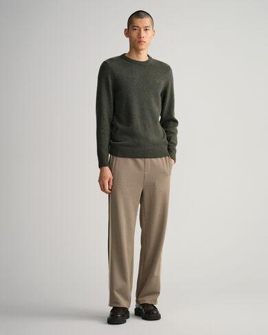 D2. NEPS MELANGE C-NECK-Strikk-Gant-Aandahls