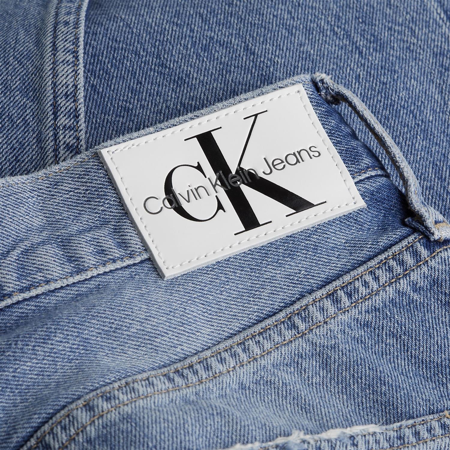 HIGH RISE STRAIGHT ANKLE-Jeans-Calvin Klein Jeans-Aandahls