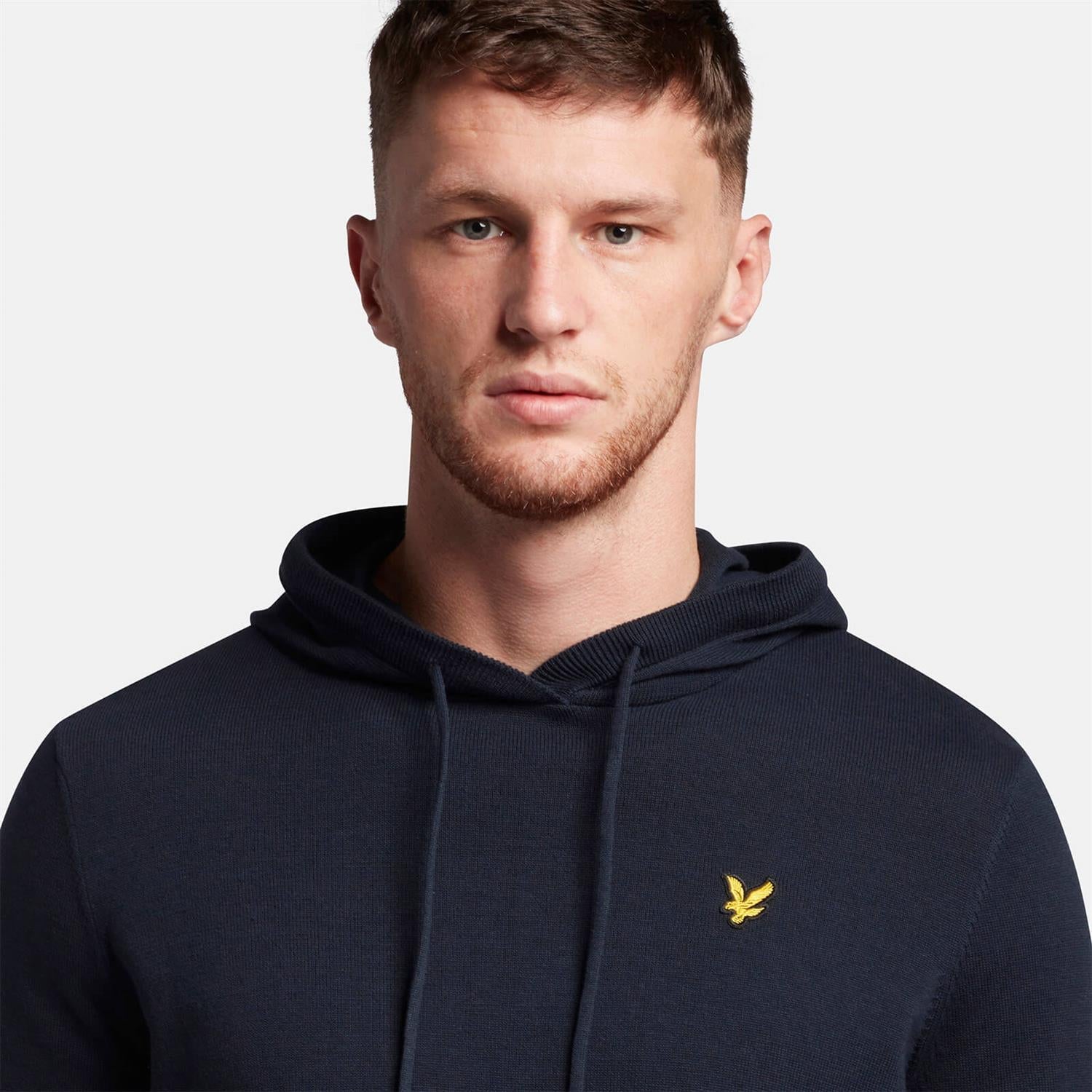 Knitted Hoodie-Genser-Lyle & Scott-Aandahls