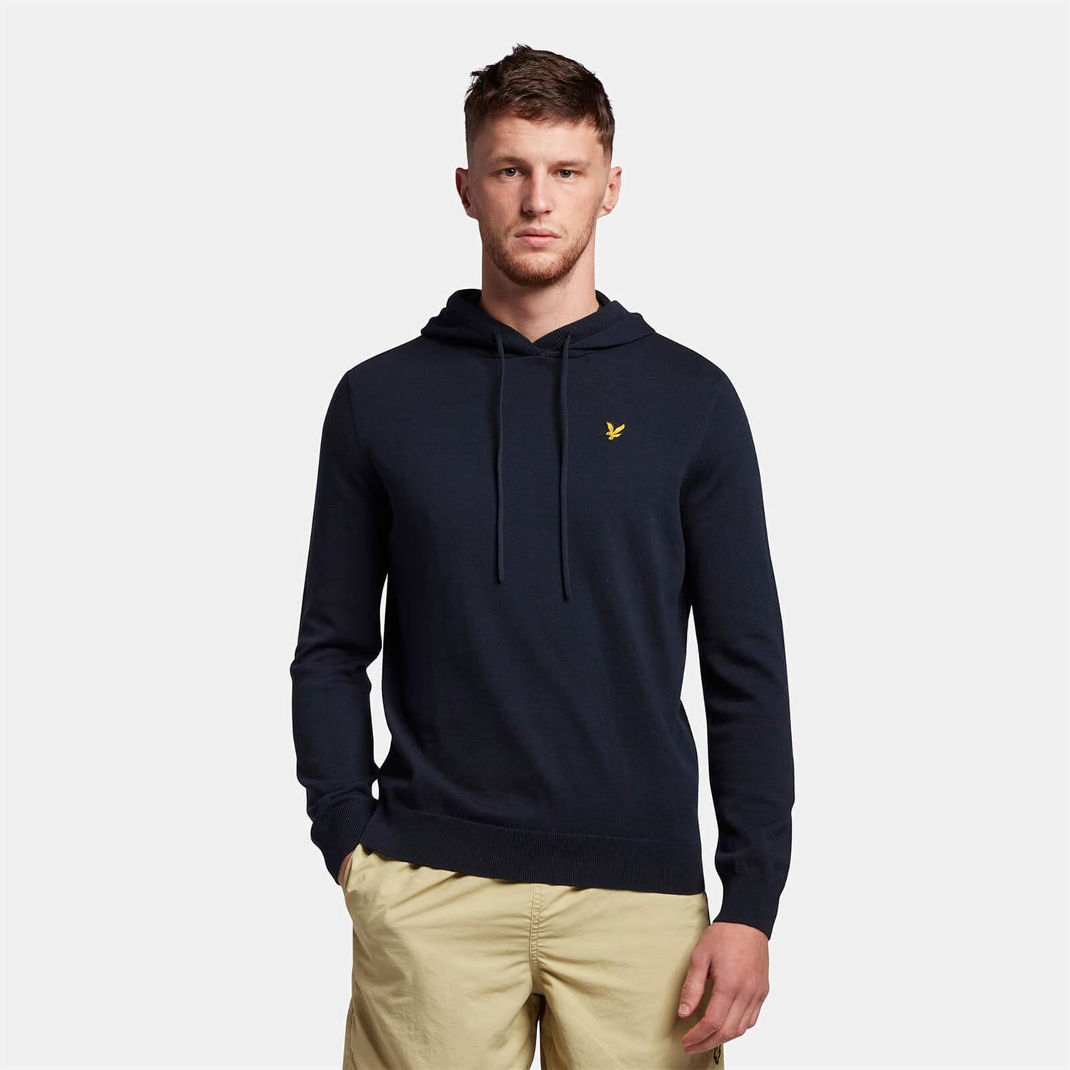 Knitted Hoodie-Genser-Lyle & Scott-Aandahls