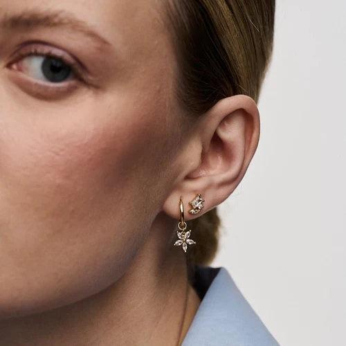 Mixed Stone Cluster Stud Earrings-Smykker-Orelia-Aandahls