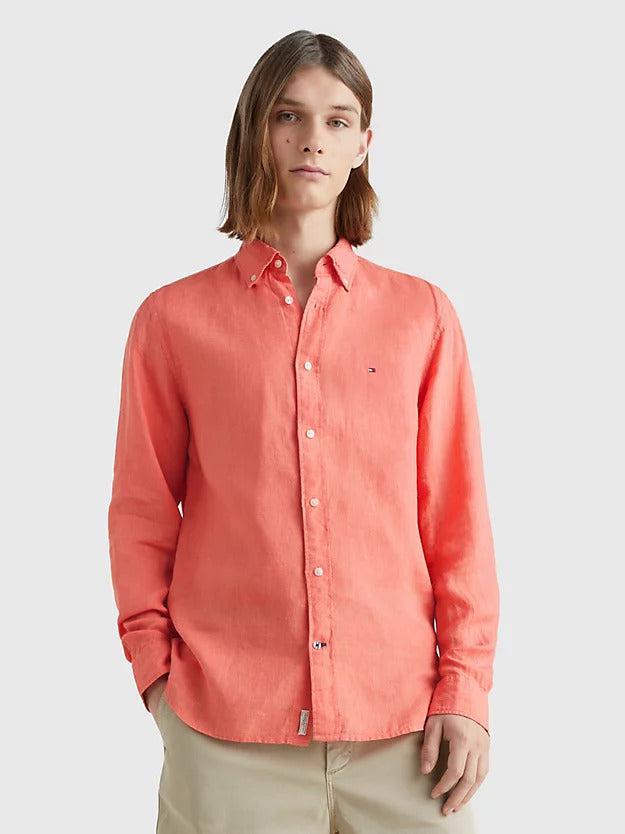 Pigment dyed rf shirt-Skjorte-Tommy Hilfiger-Aandahls