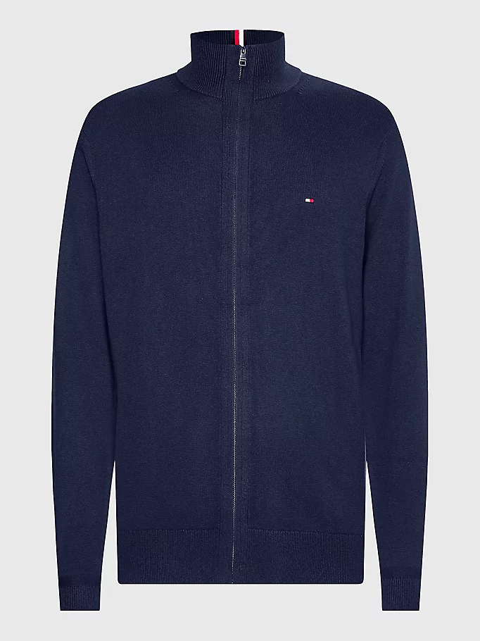 Pima ctn cashmere zip-Genser-Tommy Hilfiger-Aandahls