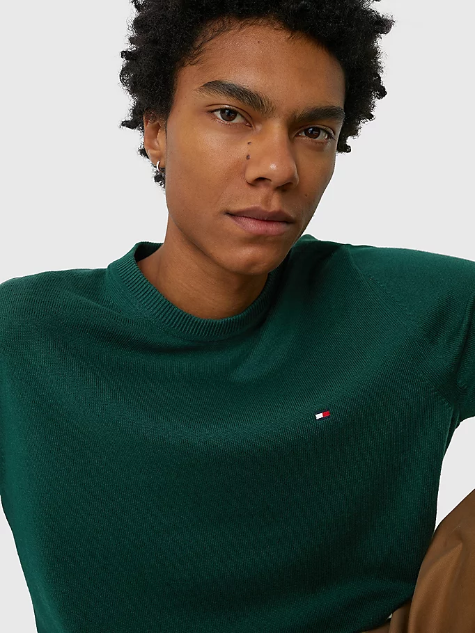 Pima org ctn cashmere crew-Genser-Tommy Hilfiger-Aandahls