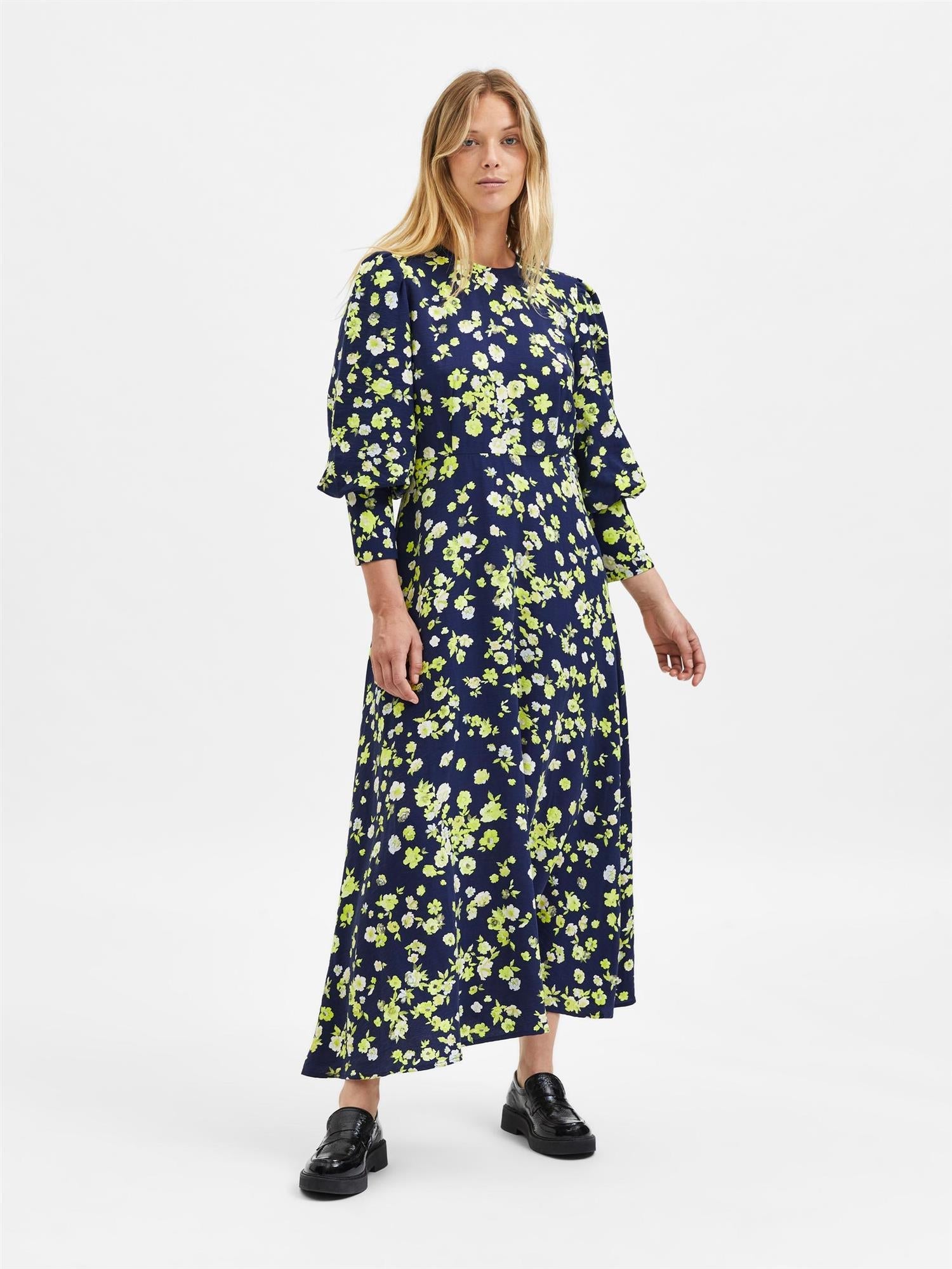 Semina 7/8 ankel dress-Kjole-Selected Femme-Aandahls